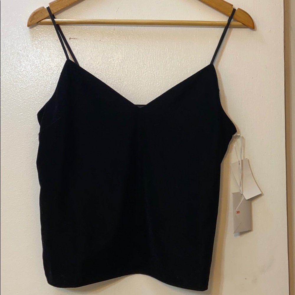Good American Black Velvet Cami